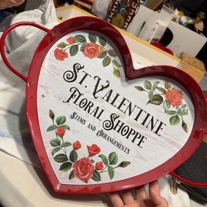 Heart-Shaped Floral Shoppe Sign